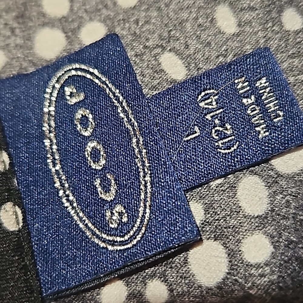 Scoop | Black and White Dotted Ruffled Dress - Picture 10 of 10